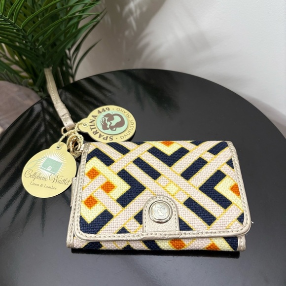 SPARTINA 449 Tassel Wristlet in Harbor Light Harbor Light - Picture 1 of 7